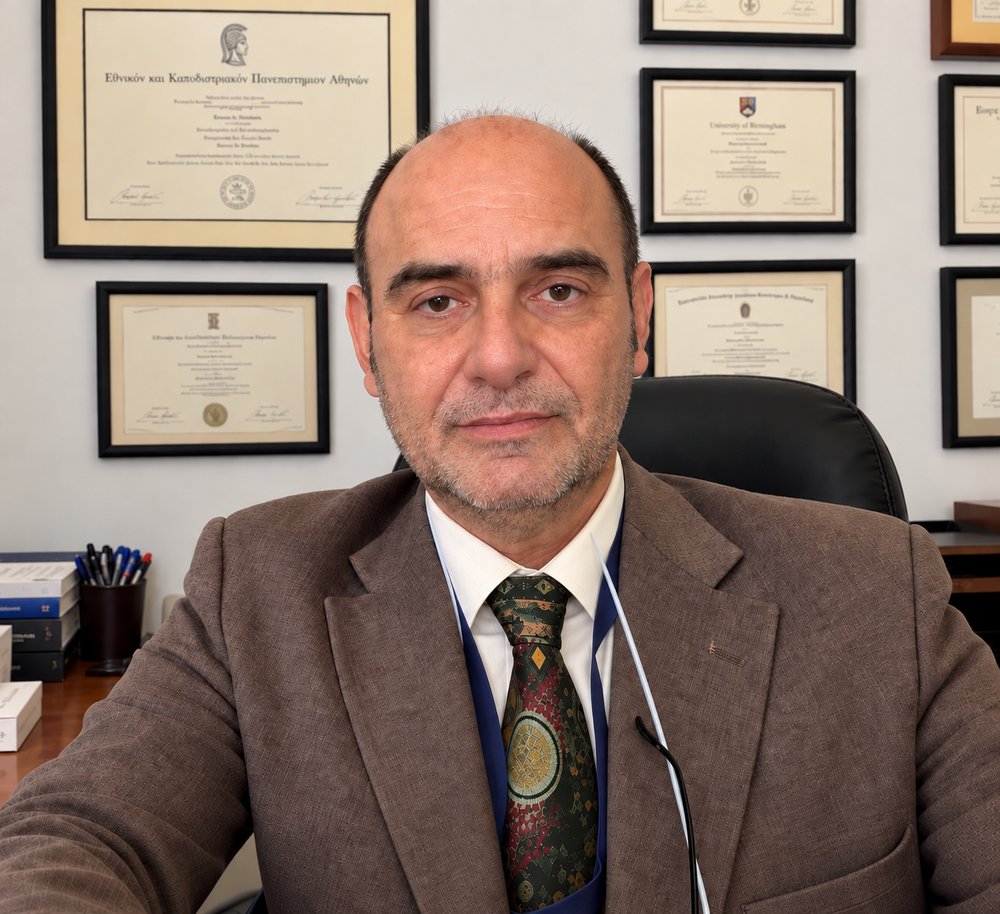 Ο Κωνσταντίνος Δ. Βέρρος στο ιατρείο του